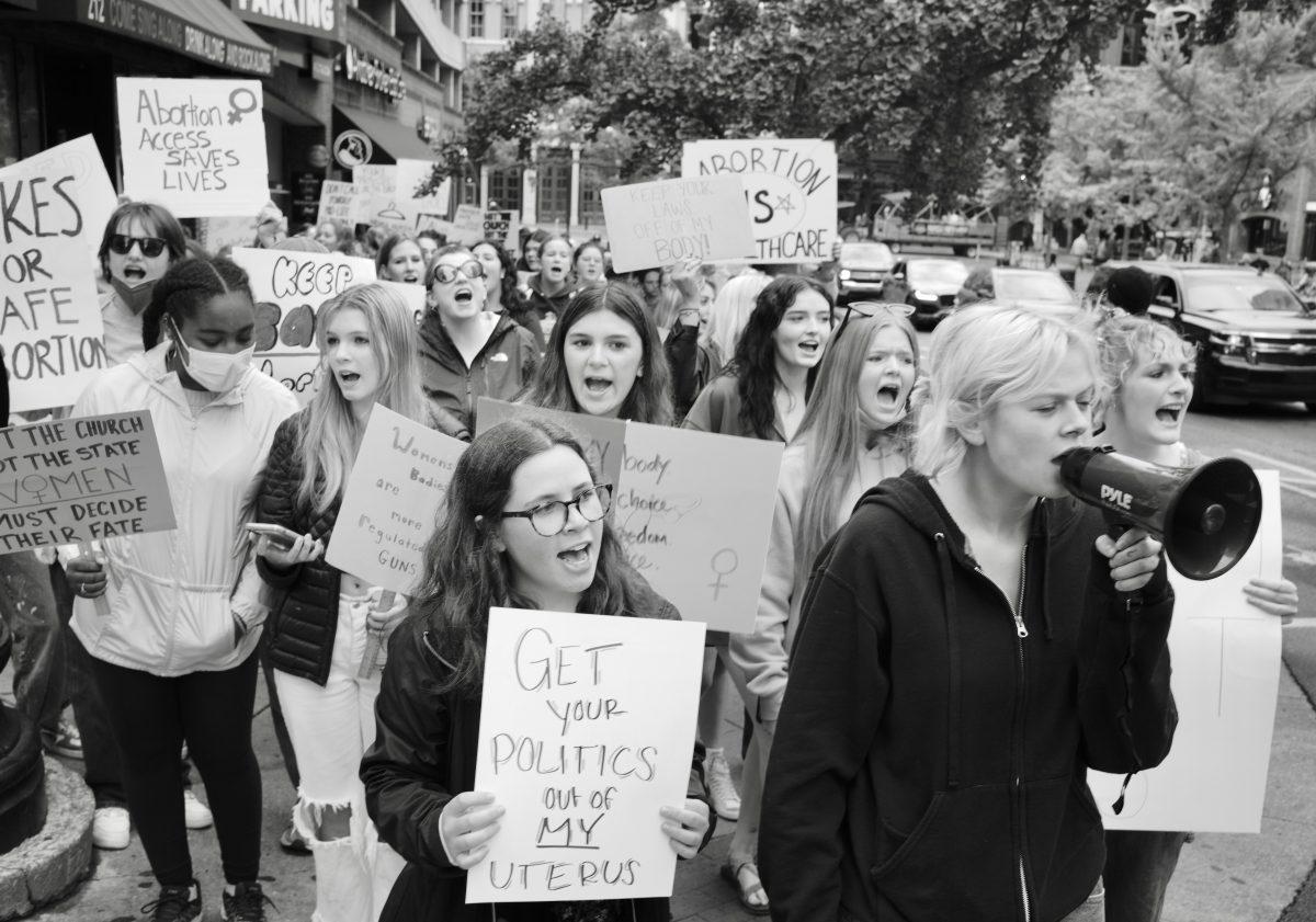 'Concentrated anger': USN students attend protest against Supreme Court draft opinion