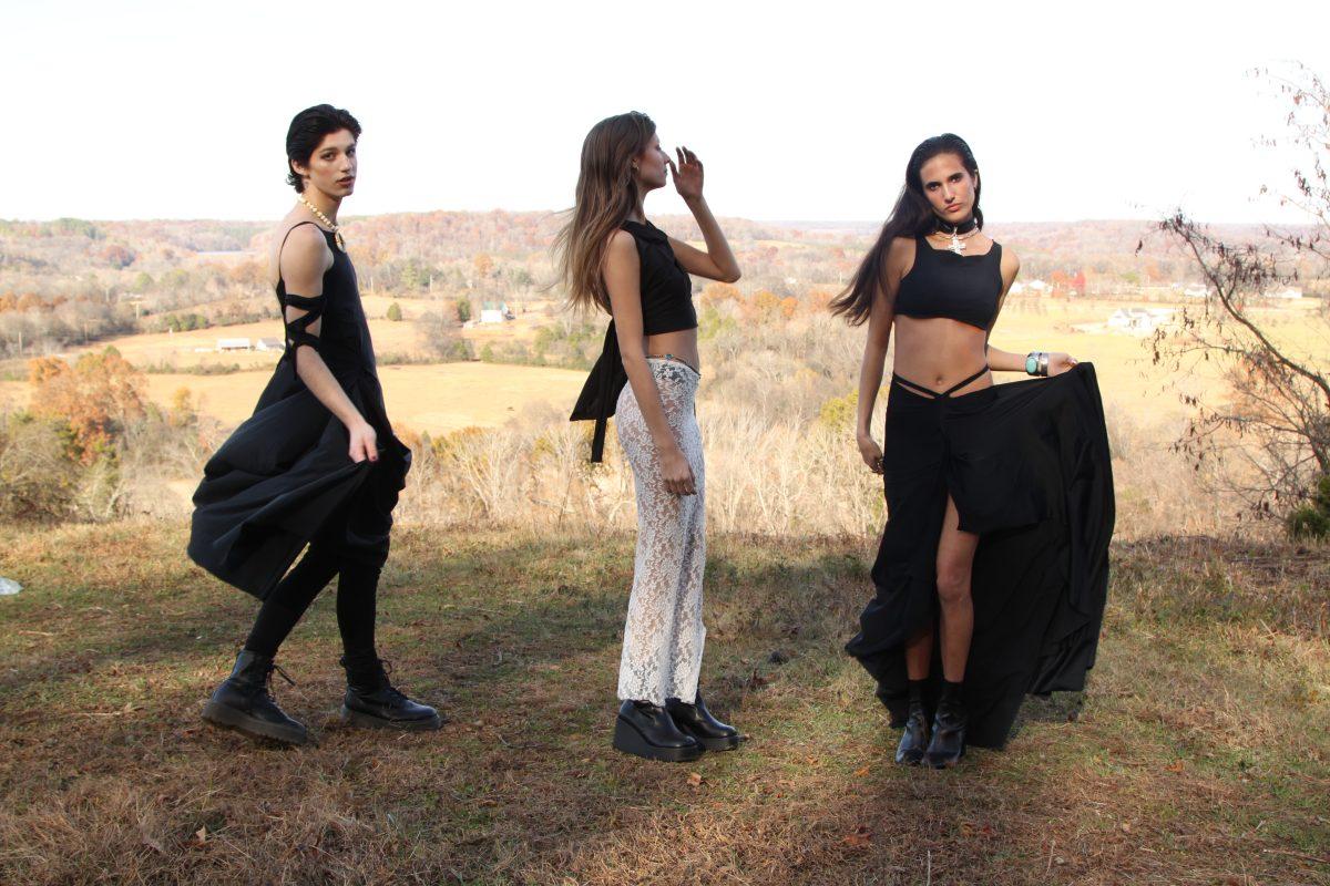 Under Bass’s creative direction, models posed for Etourdiex’s Williamsport campaign photoshoot. (via Gidgie Bass ‘24) 
