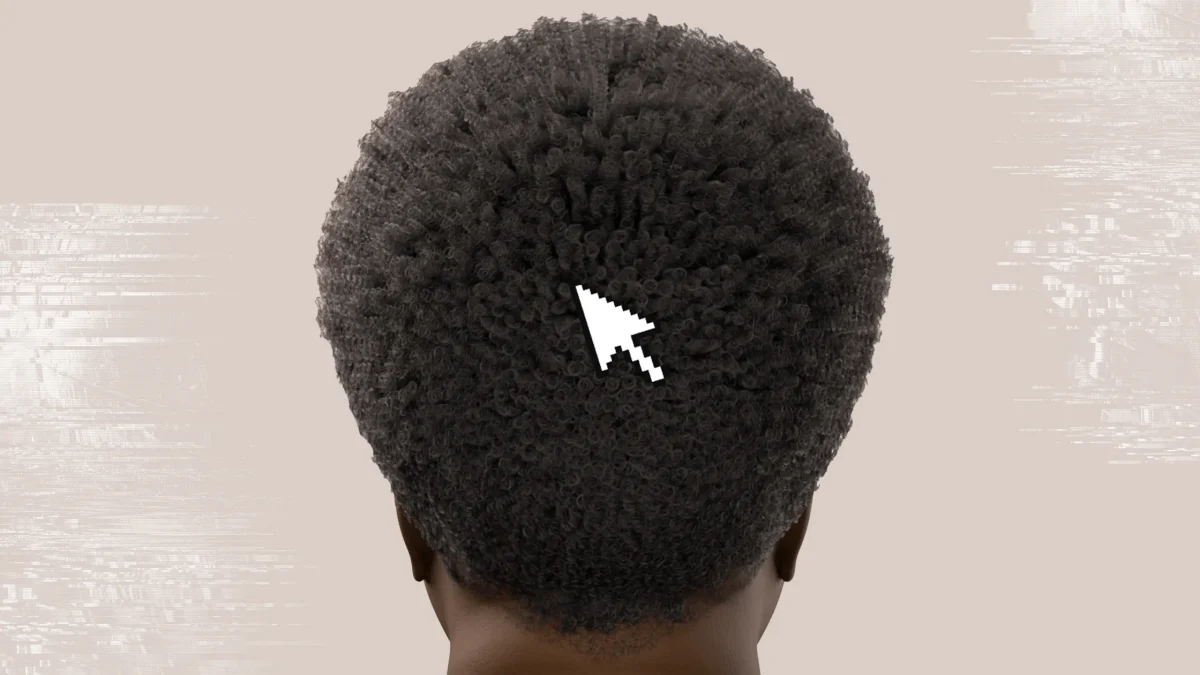 An example of the hair that A.M. Darke and Theodore Kim’s algorithm is capable of generating (via Darke and Kim)