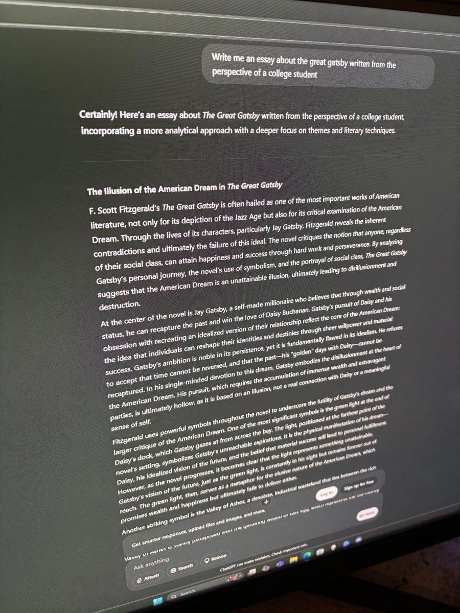 With a one sentence prompt, ChatGPT can quickly generate an entire essay in seconds -- but at what cost?