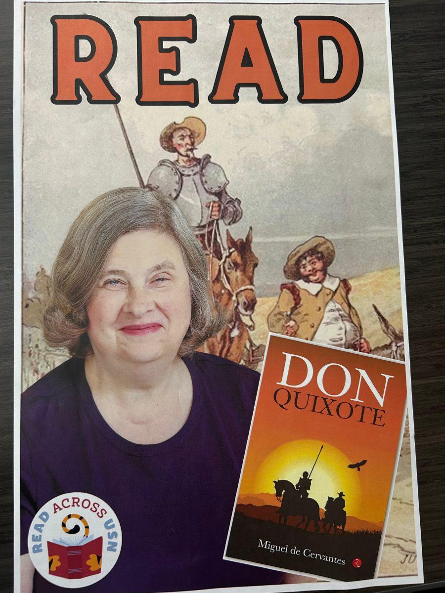 Dr. Wheeler's poster from  this year's Read Across USN week (via George LaBour '17)