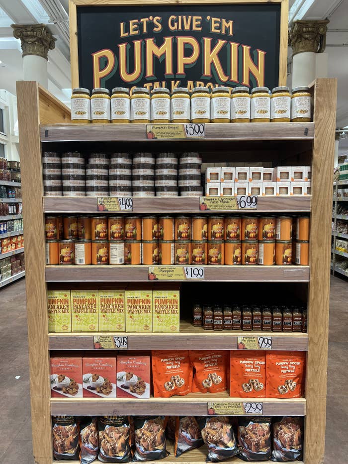 Trader Joe’s continues their quest to put pumpkin in every product possible. (via Buzzfeed)