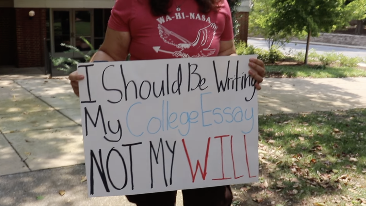 a still taken from Breckyn Forcey's Walkout documentary (photo provided)